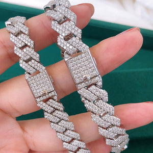 AAZUO Diamond Bracelet 10MM Bracelet Diamond Caratage: 5.0ctw; 12MM Bracelet Diamond Caratage: 7.1ctw