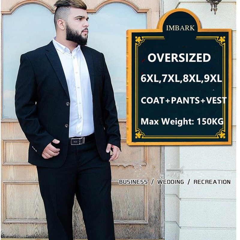 Black Wedding Suits for Men 3 Pieces Business Men Suits Groom