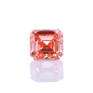 PINK DIAMOND 3.05 ctw Loose CVD Asscher Cut CVD Diamond Size: 7.83*7.93*5.26mm Certificate Type: IGI